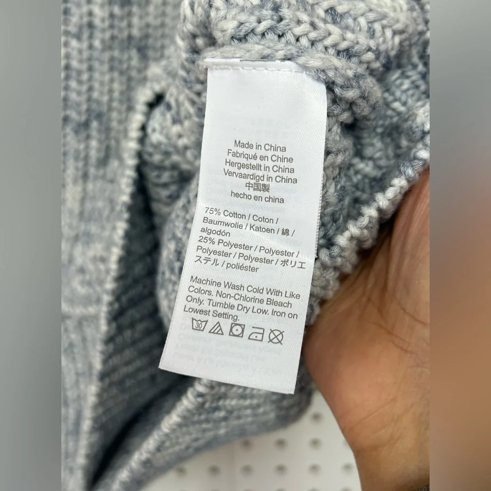 J.crew Marled cotton-blend crewneck sweater